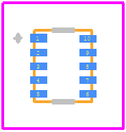 MAXM17626AMB+T - Analog Devices PCB footprint - Other - Other - MAXM17626AMB+T-3