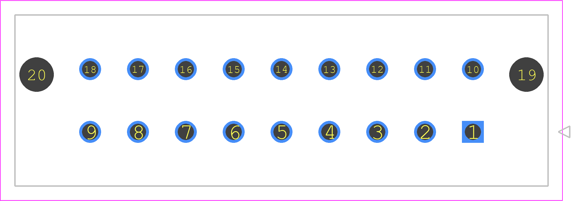 46011-1803 - Molex PCB footprint - Other - Other - 46011-18YY