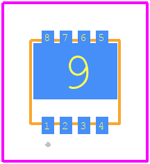 RQ3E120ATTB - ROHM Semiconductor PCB footprint - Other - Other - HSMT8(3.3 x 3.3)