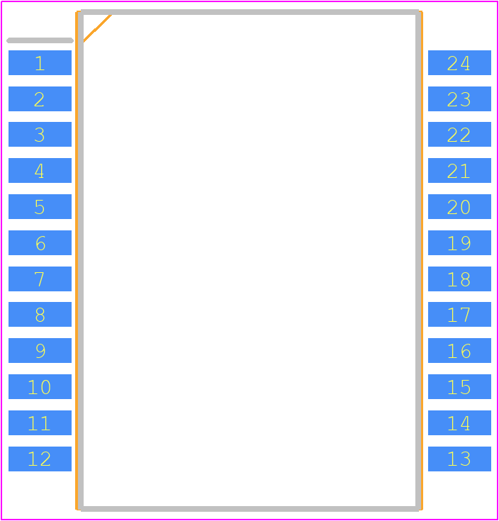 1000B-5002FXNL - Yageo Group PCB footprint - Small Outline Packages - Small Outline Packages - 1000B-5002FXNL
