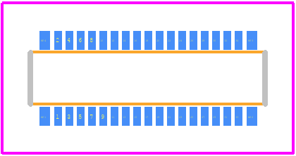 DF40TC-34DP-0.4V(51) - Hirose PCB footprint - Other - Other - DF40TC-34DP-0.4V(51)-2