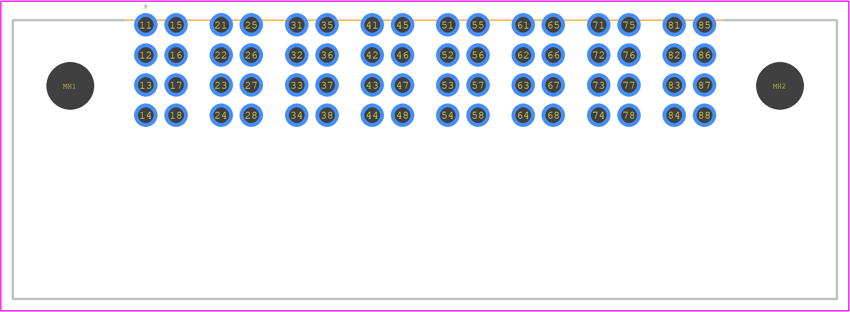 PET-08-01-L-RA-SD - SAMTEC PCB footprint - Other - Other - PET-08-01-L-RA-SD-1