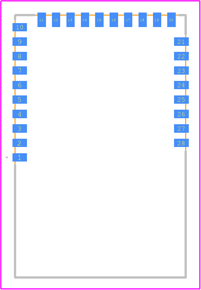 CYBLE-212006-01 - Infineon PCB footprint - Other - Other - LG-MLGA-30-803_2025