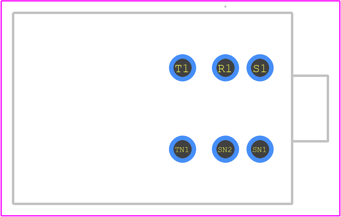 ACJS-NH35 - Amphenol PCB footprint - Other - Other - ACJS-NH35-1