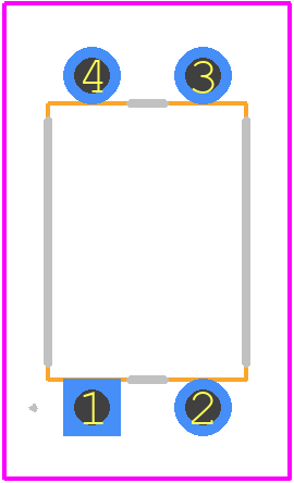 CPC1394G - LITTELFUSE PCB footprint - Other - Other - 4-Pin DIP