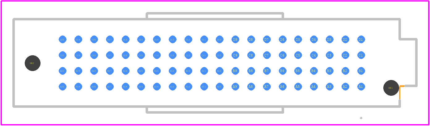 0465572145 - Molex PCB footprint - Other - Other - 0465572145-1
