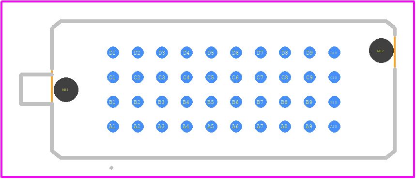 0465561145 - Molex PCB footprint - Other - Other - 0465561145-2