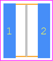 CRCW12185001FKTK - Vishay PCB footprint - Resistor Chip - Resistor Chip - 1218