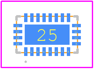 LTC3623EUDD#TRPBF - Analog Devices PCB footprint - Other - Other - UDD Package 24-Lead Plastic QFN (3mm × 5mm)