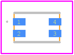 ACT32P-102-2P-TL01 - TDK PCB footprint - Other - Other - 3.90mm x 2.50mm