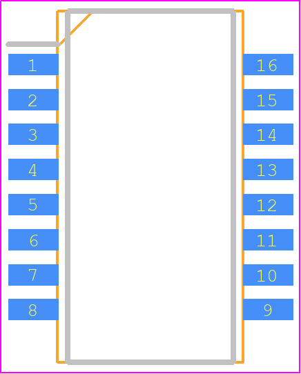 100B-1003XNL - Yageo Group PCB footprint - Small Outline Packages - Small Outline Packages - 100B-1003X