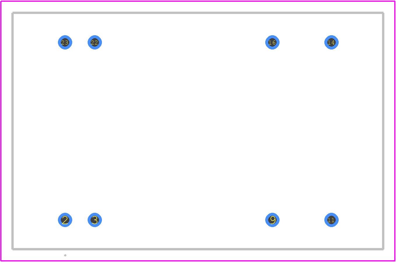 TEN3-1223 - Traco Power PCB footprint - Other - Other - TEN3-1223-1