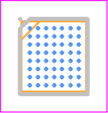 ATSAMC21J18A-UUT - Microchip PCB footprint - BGA - BGA - WLCSP56