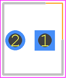 641213-2 - TE Connectivity PCB footprint - Header, Shrouded - Straight PTH Box - Header, Shrouded - Straight PTH Box - 641213-2