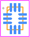 STMPE321 - STMicroelectronics PCB footprint - Quad Flat No-Lead - Quad Flat No-Lead - QFN_12