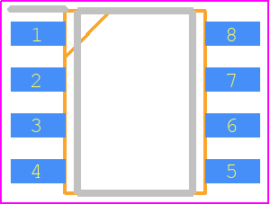 LT4946C - Lite-On PCB footprint - Small Outline Packages - Small Outline Packages - SOP-8-ren2