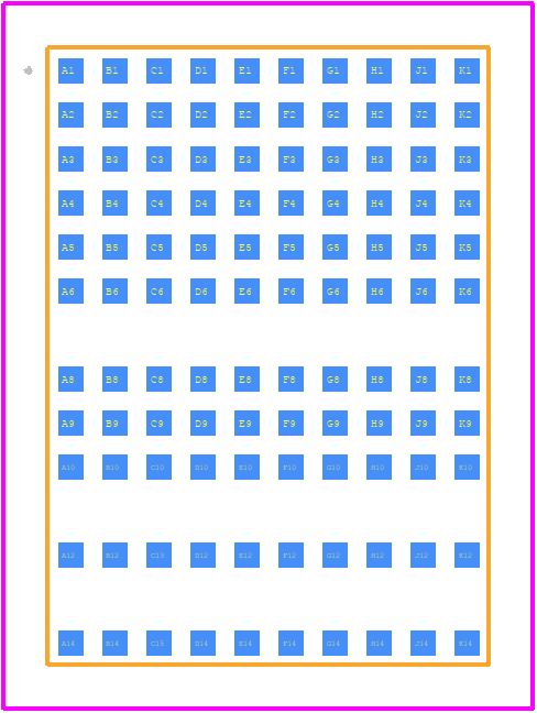 PI3323-00-LGMZ - VICOR PCB footprint - Other - Other - 10 x 14mm LGA_2023