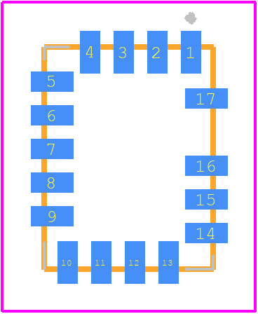 BM71BLE01FC2-0B04AA - Microchip PCB footprint - Other - Other - BM71BLE01FC2-0002AA-3