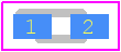 SML-P12DT(R) - ROHM Semiconductor PCB footprint - LED Moulded - LED Moulded - SML-P12DT