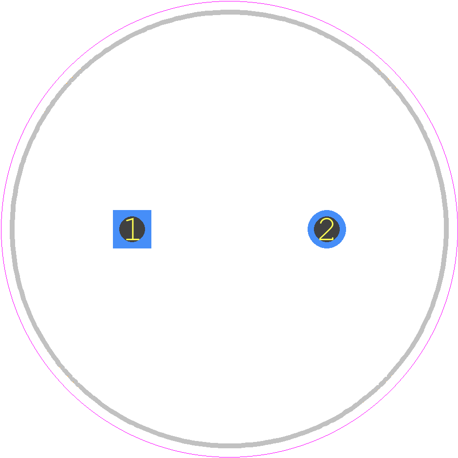 B43851A1477M000 - TDK PCB footprint - Capacitor, Polarized Radial Diameter - Capacitor, Polarized Radial Diameter - 22*35-2021