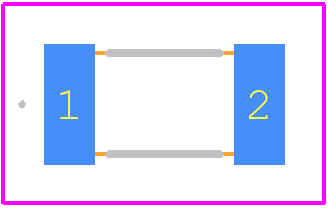 BYM10-1000/46 - Vishay PCB footprint - Other - Other - GL41 (DO-213AB)(H=2.67mm)