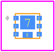 PMPB08R4VPX - Nexperia PCB footprint - Other - Other - PMPB08R4VPX-1