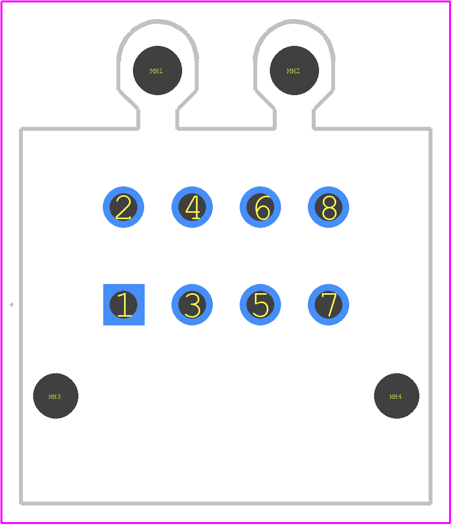 1633830000 - Weidmüller PCB footprint - Other - Other - 1633830000-2
