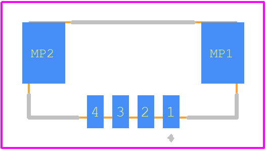 1734261-4 - TE Connectivity PCB footprint - Other - Other - 1734261-4-2