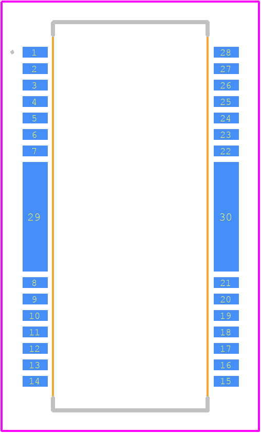 BD6236FM-E2 - ROHM Semiconductor PCB footprint - Other - Other - HSOP-M28_2025-1
