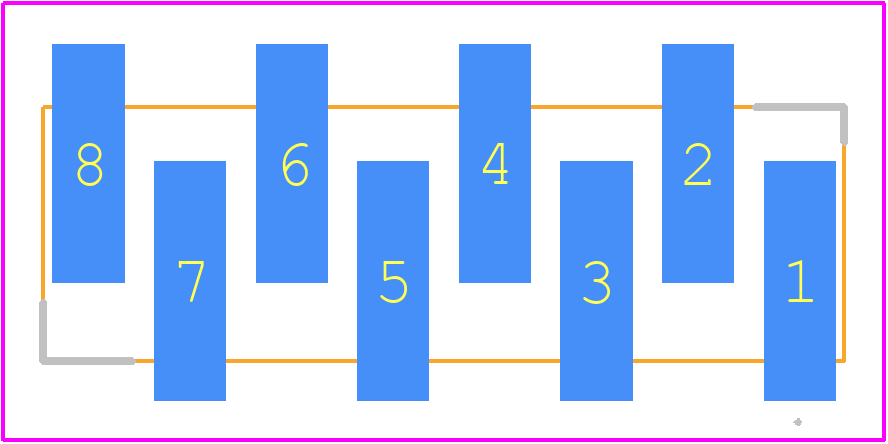3-647166-8 - TE Connectivity PCB footprint - Other - Other - 3-647166-8-2