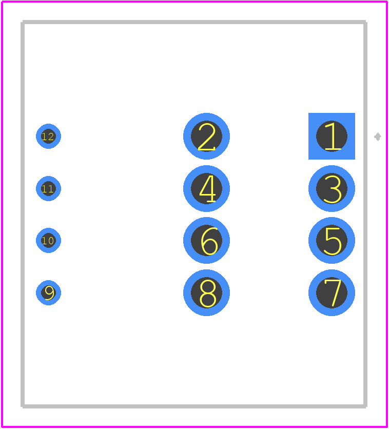 HXS20-NP/SP30 - LEM PCB footprint - Other - Other - HXS20-NP/SP30-4