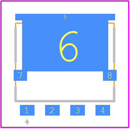 SIJH112E-T1-GE3 - Vishay PCB footprint - Other - Other - PowerPAK® 8 x 8L Case Outline