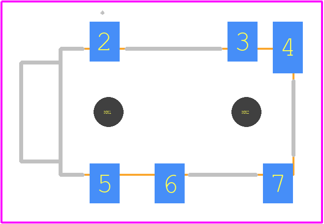 GEC-3896D - E-AUDIO PCB footprint - Other - Other - GEC-3896D-3