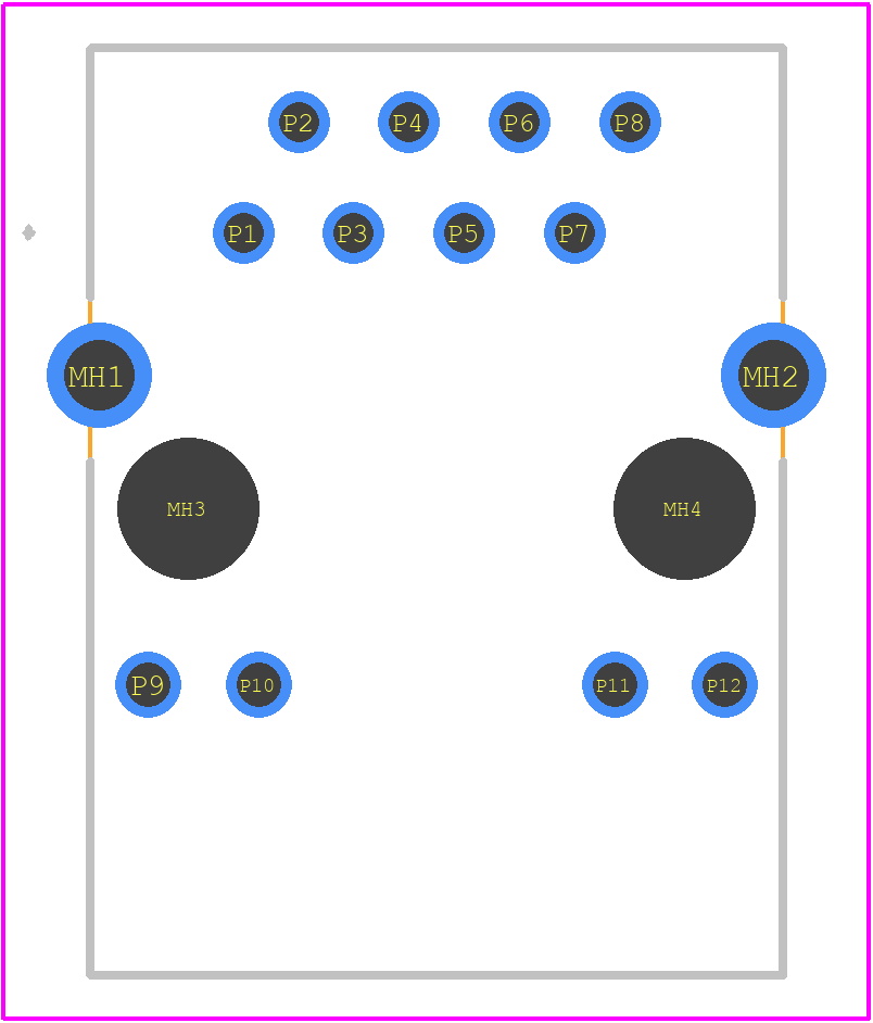 A63-112-313P190 - EDAC PCB footprint - Other - Other - A63-112-313P190-1