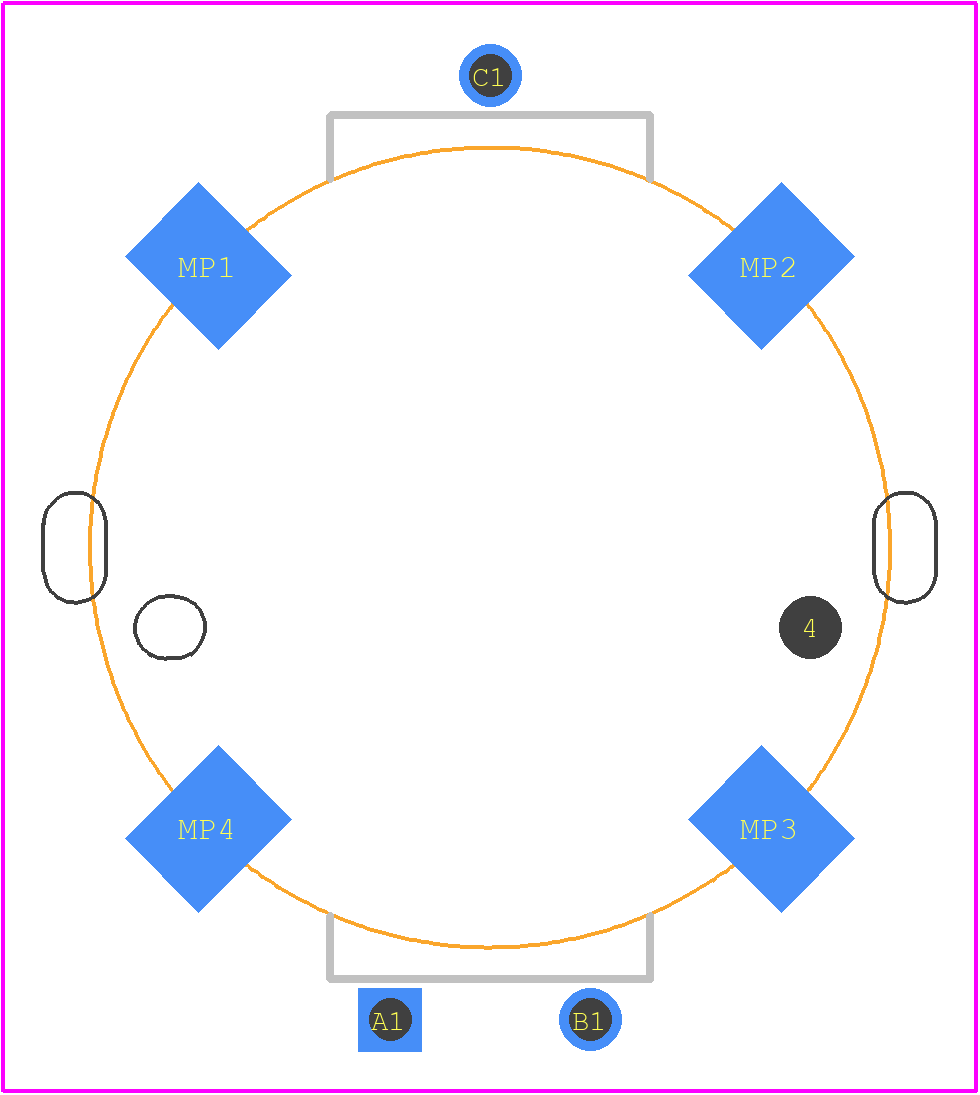PER211-P115-N0009 - Bourns PCB footprint - Other - Other - PER211-P115-N0009