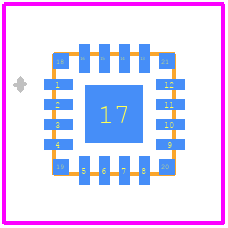 LT8337EV#PBF - Analog Devices PCB footprint - Other - Other - LQFN Package 16-Lead (3mm×3mm×0.95mm)