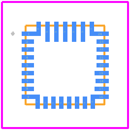 BQ25798RQMR - Texas Instruments PCB footprint - Other - Other - BQ25798RQMR-3