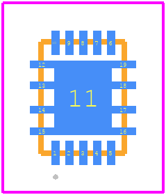 BQ27210DRKR - Texas Instruments PCB footprint - Other - Other - DRK (S-PVSON-N10)_2021