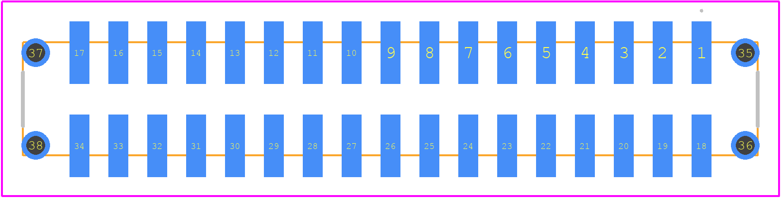 M80-8283422 - Harwin PCB footprint - Other - Other - M80-8283422-2