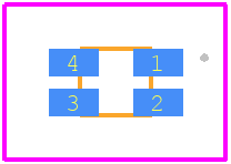 19-223Y2ST7D-C312T - Everlight PCB footprint - Other - Other - 1.6 x 1.5 x 0.6 mm