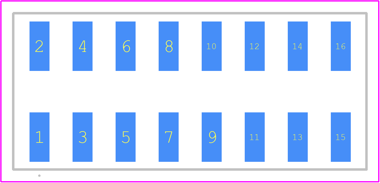 1473380000 - Weidmüller PCB footprint - Other - Other - 1473380000-2