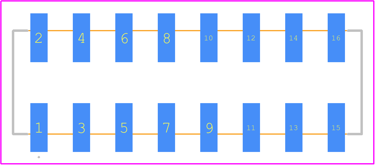 1250430000 - Weidmüller PCB footprint - Other - Other - 1250430000-1