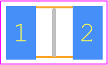 V18MLA1210 - LITTELFUSE PCB footprint - Varistors Chip - Varistors Chip - 1210_1