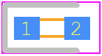 XZMOK168W - SunLED PCB footprint - LEDs Chip - LEDs Chip - XZMOK168W