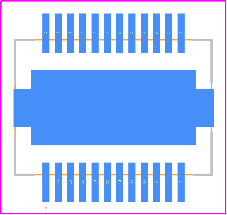 PA341DF - Apex Microtechnology PCB footprint - Other - Other - DF