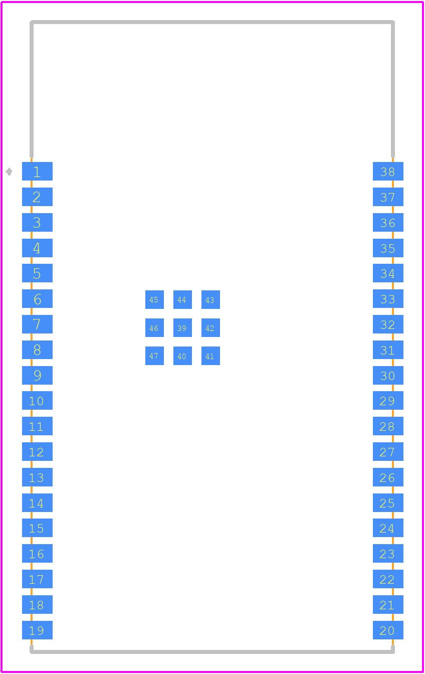 ESP32-WROVER-IE - Espressif Systems PCB footprint - Other - Other - ESP32-WROVER-IE-2