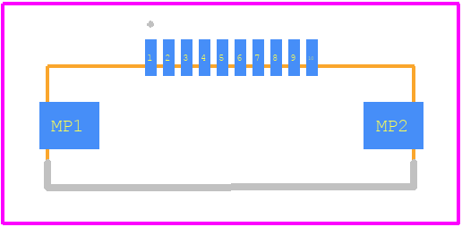0545501033 - Molex PCB footprint - Other - Other - 0545501033-2