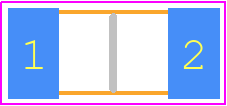 1808B102K202NT - Knowles PCB footprint - Capacitor Chip Non-polarised - Capacitor Chip Non-polarised - SIZE CODE 1808