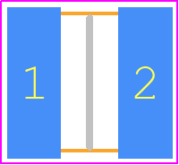 1515B102K202NT - Knowles PCB footprint - Capacitor Chip Non-polarised - Capacitor Chip Non-polarised - 1515
