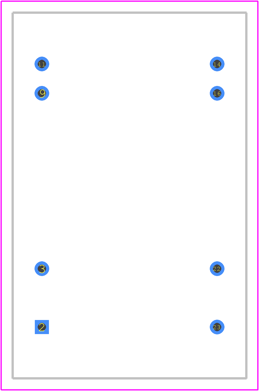 TEN 4-4821 - Traco Power PCB footprint - Other - Other - TEN-4-2423
